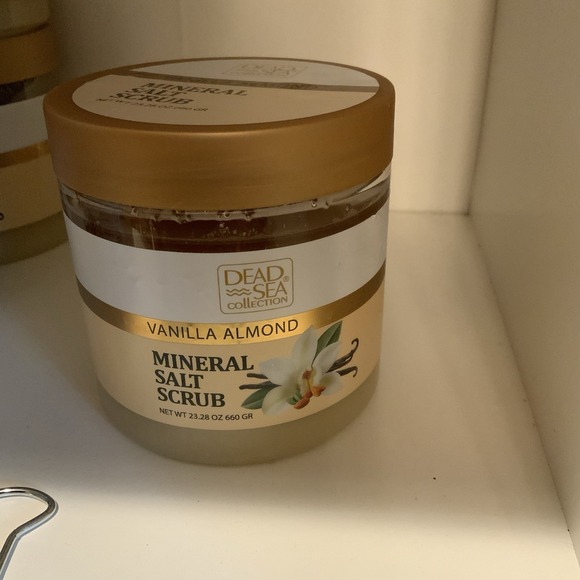 Dead Sea Collection Other - Dead Sea Collection Vanilla Almond Exfoliating Mineral Salt Scrub (23.28 oz)